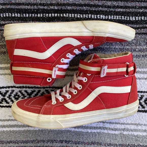 Vans | Shoes | Mens Size 95 Red High 